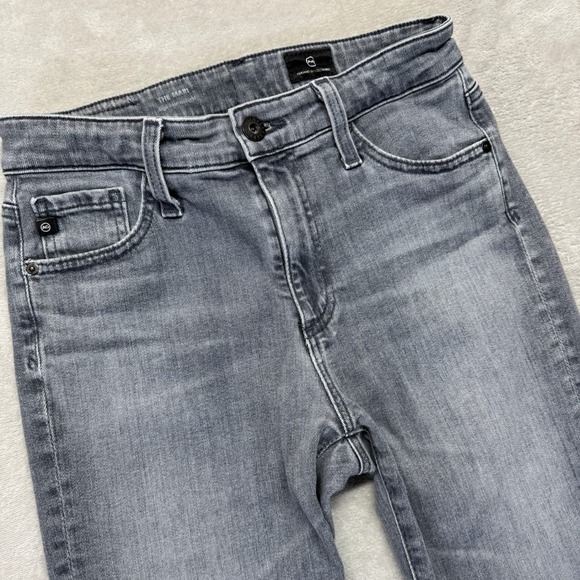 Adriano Goldschmied AG Jeans Women's 26R The Mari High Rise Straight Faded Black - Picture 1 of 16